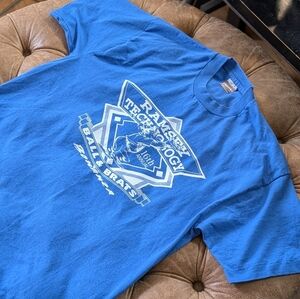 Fruit of the Loom Vintage Single Stitch blue Ramsey Technology Ball & Brats